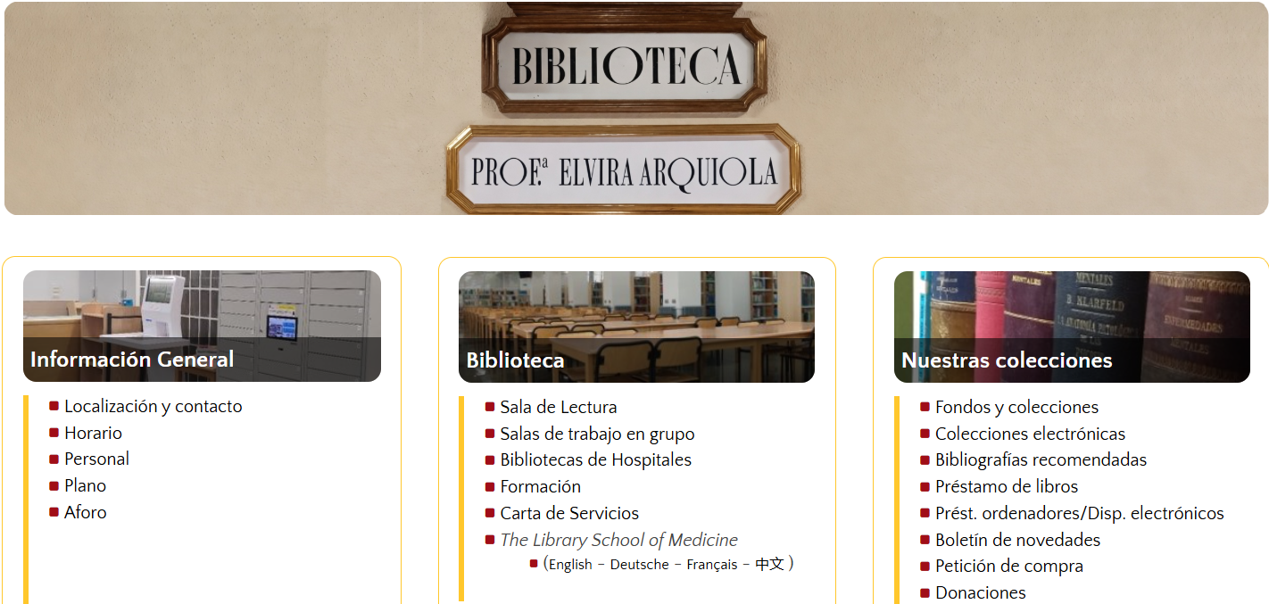 Sesiones virtuales de formación de apoyo a la docencia e investigación de la Biblioteca Complutense